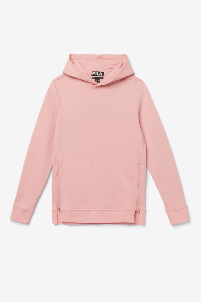 Fila Maddox Pullover Pink Hoodie Mens - NZ 36487-WKOT